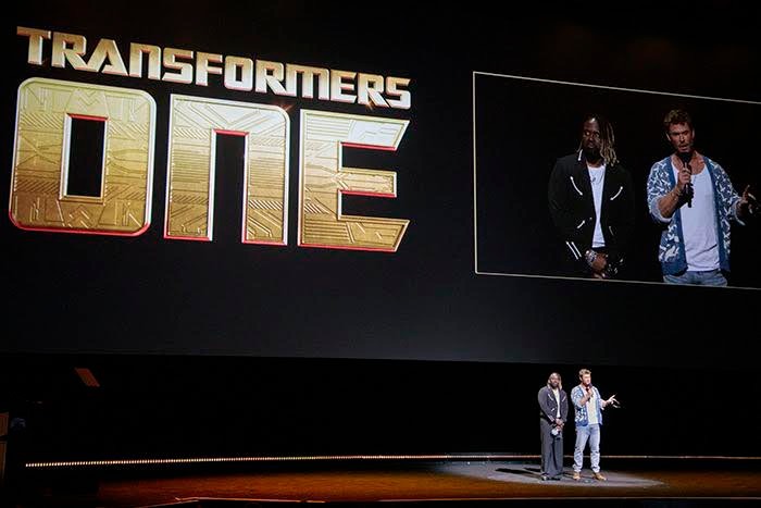 CinemaCon 2024 Transformers One Painel