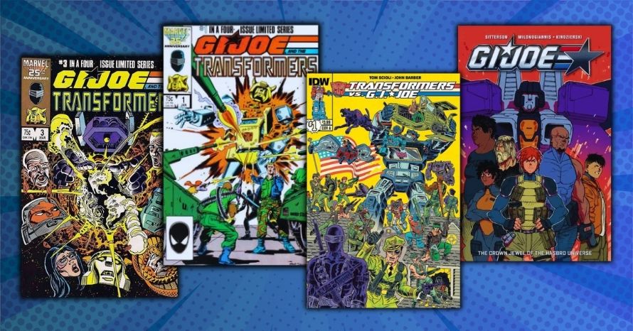 Quadrinhos Transformers e G.I. Joe