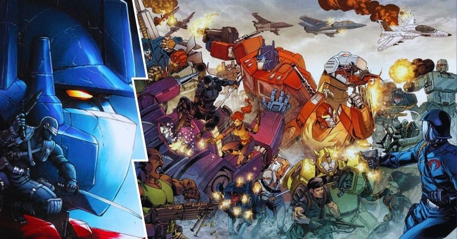 Optimus Prime_Snake Eyes_Transformers & G.I. Joe