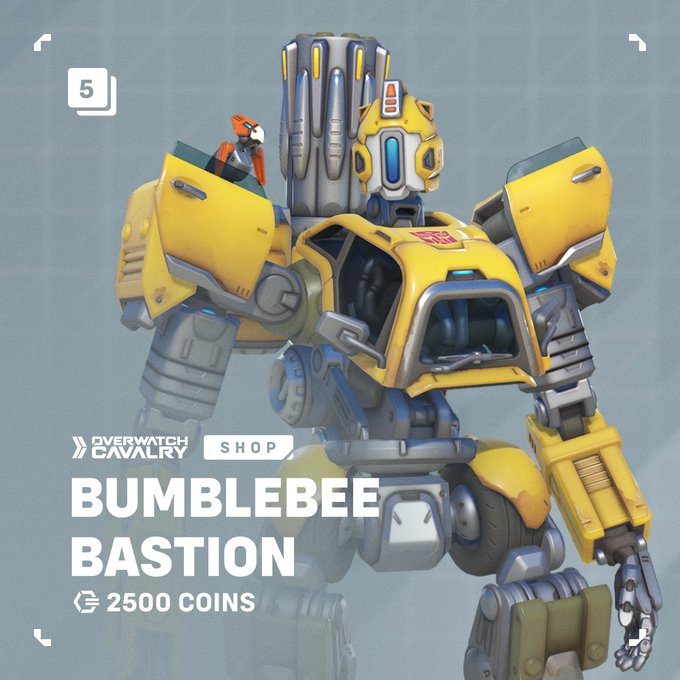 Overwatch x Transformers Bastion Bumblebee