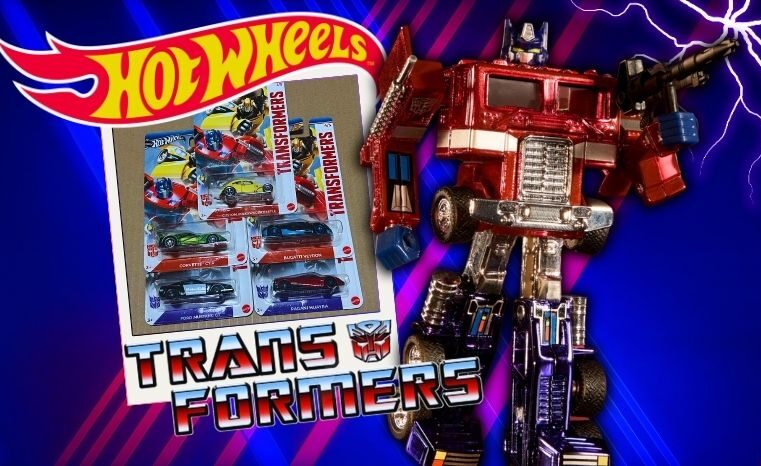 Nova Coleção Transformers x Hot Wheels Diecast