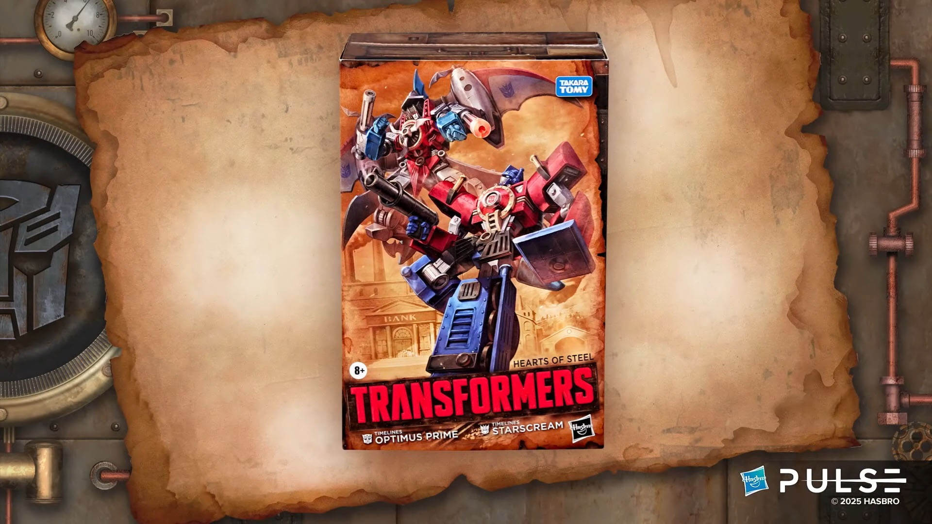 Hasbro Pulse Transformers Timelines Heart of Steel Optimus Prime & Starscream 02
