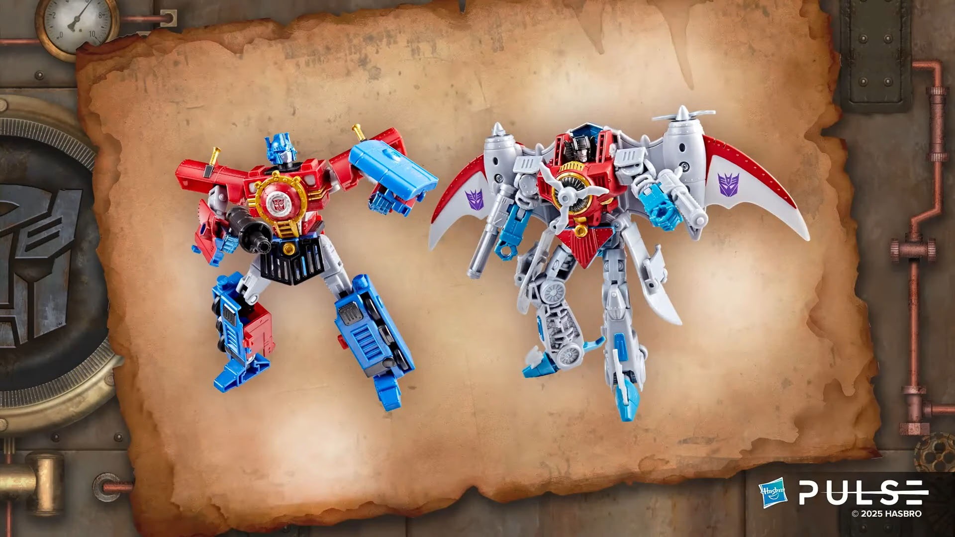 Hasbro Pulse Transformers Timelines Heart of Steel Optimus Prime & Starscream 04