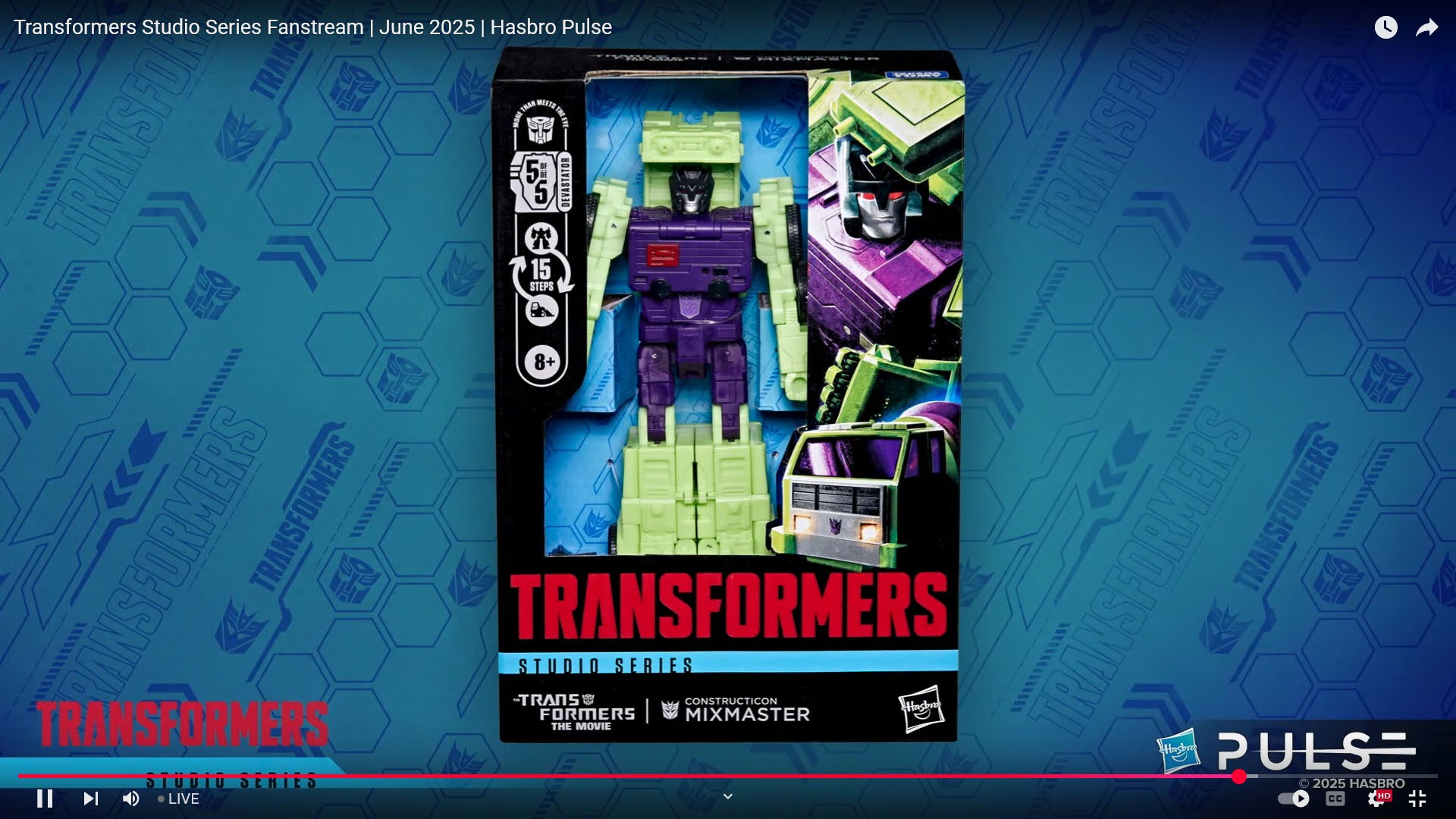 Hasbro Pulse Transformers Studio Series Mixmaster 86 01