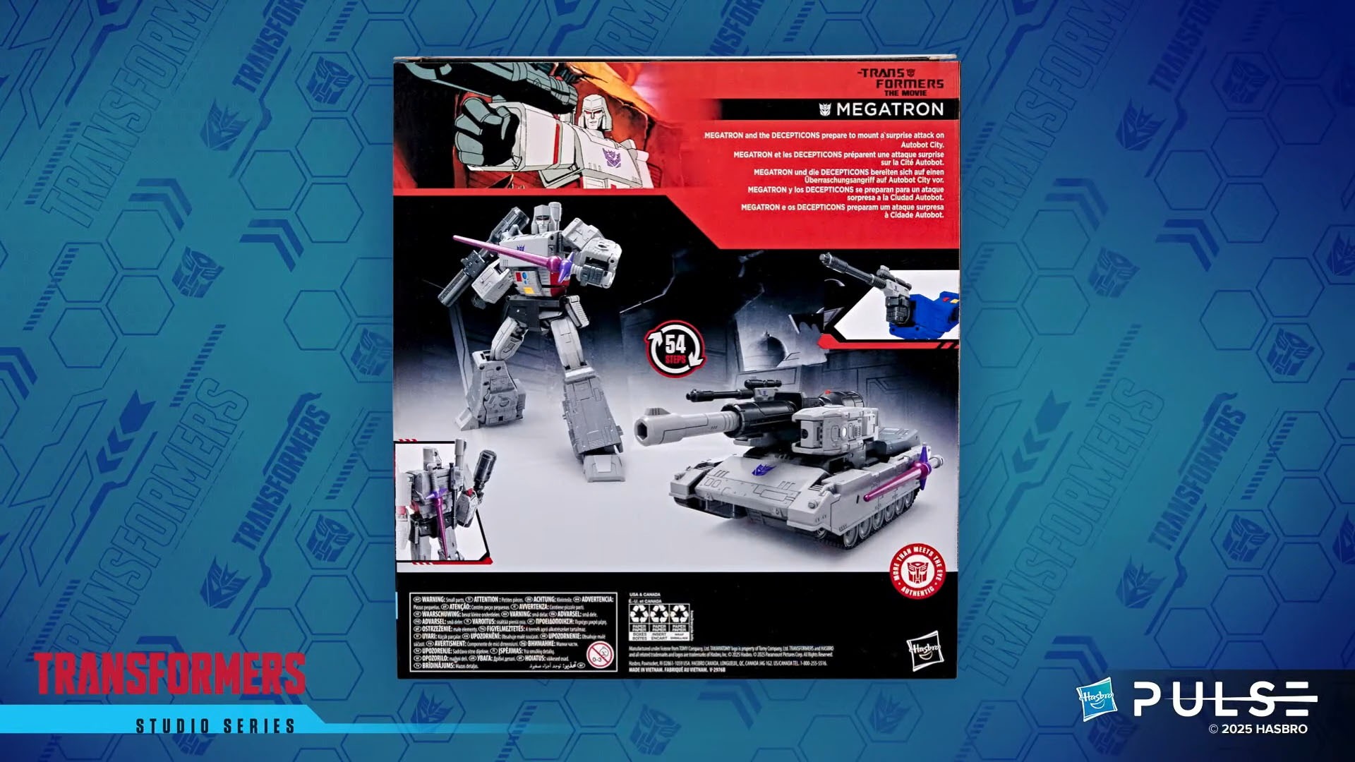 Hasbro Pulse Transformers Studio Series Megatron 86 02