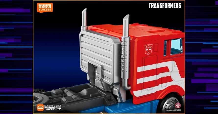 Transformers Blokees Wheels Optimus Prime Trailer Set 02 Transformers Blokees Wheels Optimus Prime Trailer Set 02