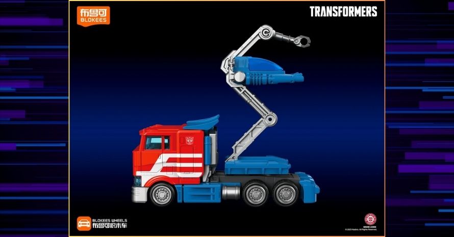 Transformers Blokees Wheels Optimus Prime Trailer Set 03 Transformers Blokees Wheels Optimus Prime Trailer Set 03